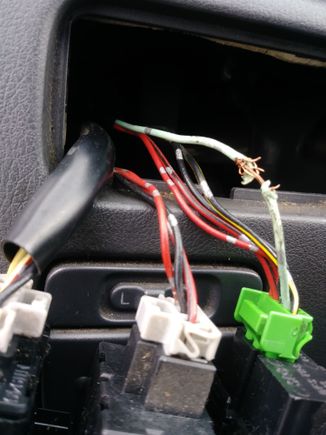 This is where i had ran a wire to my fogg lights.