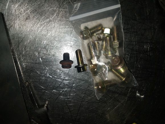 replacing the torx bolts with something longer