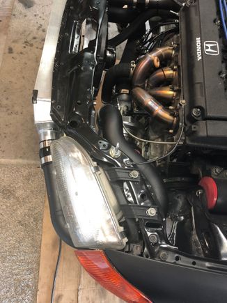 Here it is all done. The smoking is 100% gone now, witch is so nice. This turbo is definitely slower to spool up lol, but that was to be expected. It makes really good power up too where I want it tho. 