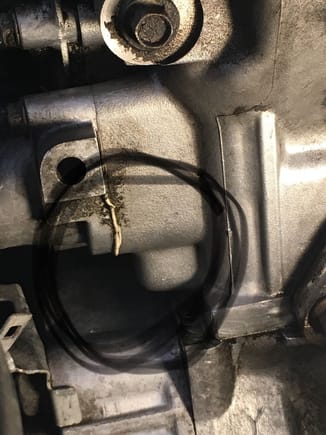 Leak was coming from here, does anyone know if there is suppose to be a gasket here or ? It was a very small leak that’s what I’m saying I don’t think that could cause it to overheat.