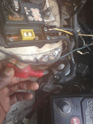 Power cable from fuse box to battery had no connection. Thought it was the wiring honestly.