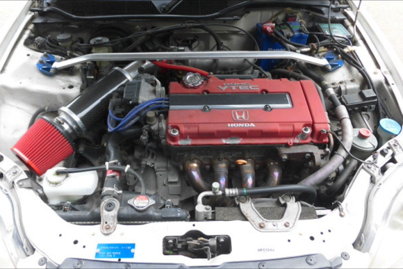 I wasn't a big fan of the engine bay. The valve cover needed repainted and other little things need cleaned up like a weird grounding kit behind the battery. lots of extra ground wires etc.