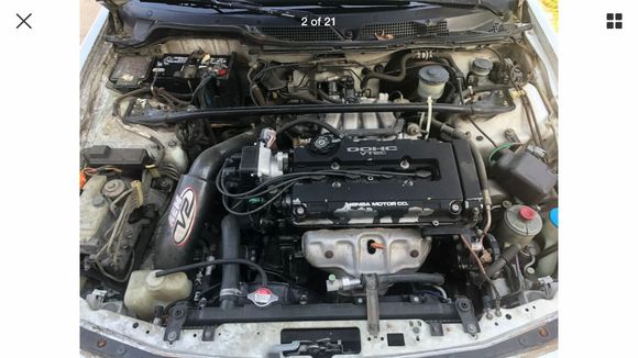 Engine bay is FILTHY. 