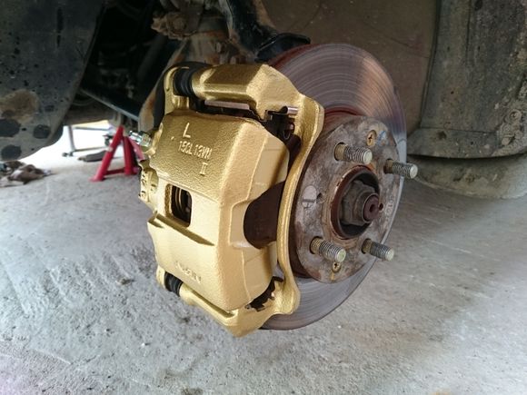 Renewed factory brake caliper. New piston and seals installed.