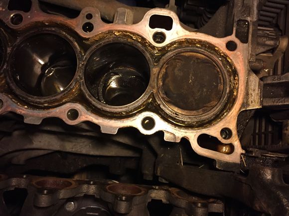 That weird shape hole at the bottom right corner is where it fell into