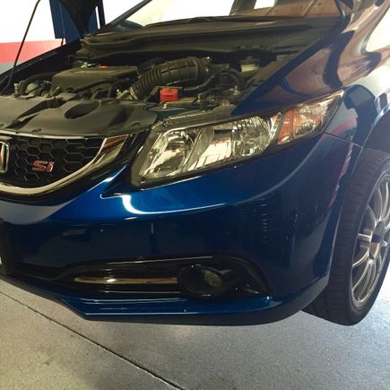 Bumper before start of fabrication