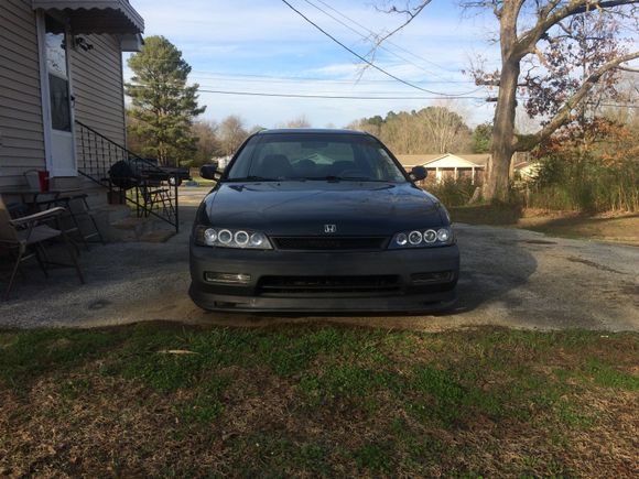 Aftermarket grill, lights, bumper lip and mirrors