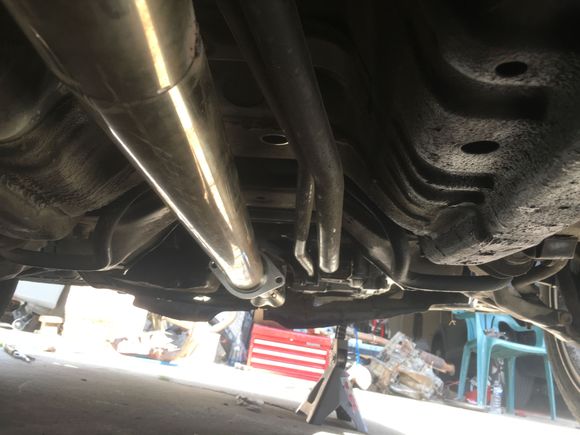 Welding up 2.5 inch exhaust