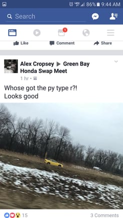 Crazy honda guys.  Didn't even make it home and they got me on Facebook.  
I prefer to live in the shadow.
