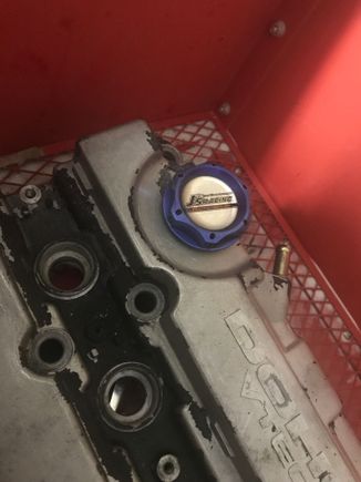 I've had this js racing oil cap for sometime now, a couple builds later and it finds its way into another one