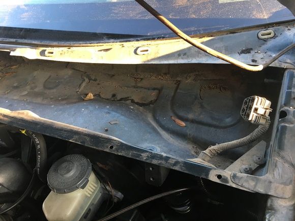 Wiper mechanism removed