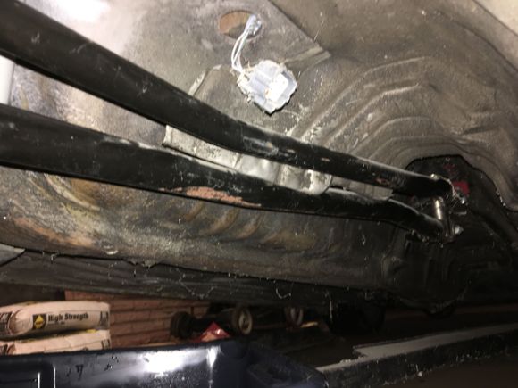 Exhaust shield and the linkage are touching