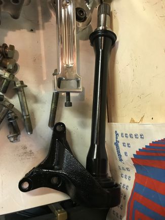 Sand blasted/repainted the half shalft 