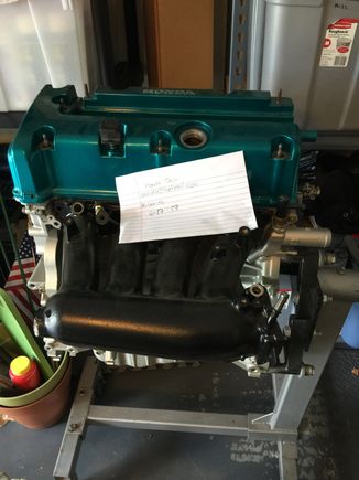 Powder coated VC and RBC intake