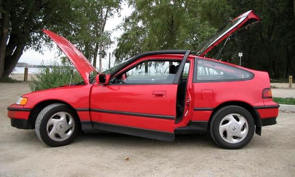 2004 Honda 1991 RED CRX Si