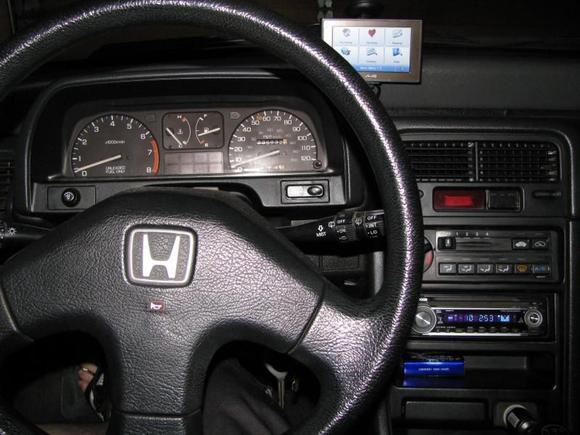 GPS and CD player