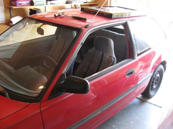 The before shot.