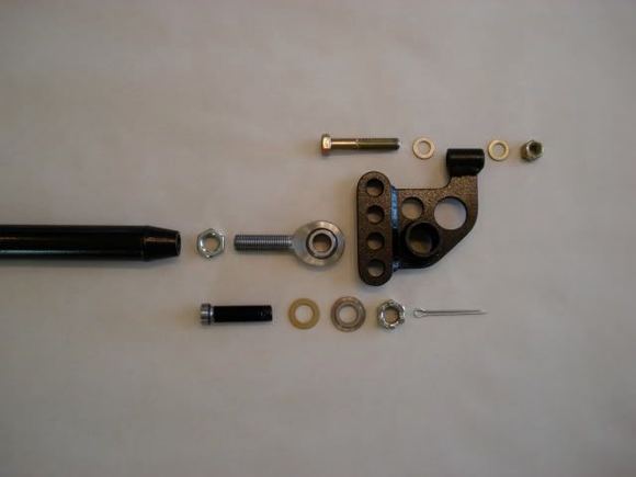Custom RPR Two-Way Adjustable Panhard Bar: Axle end of the Bar