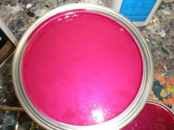 Custom Mixed Pink Pearl Color