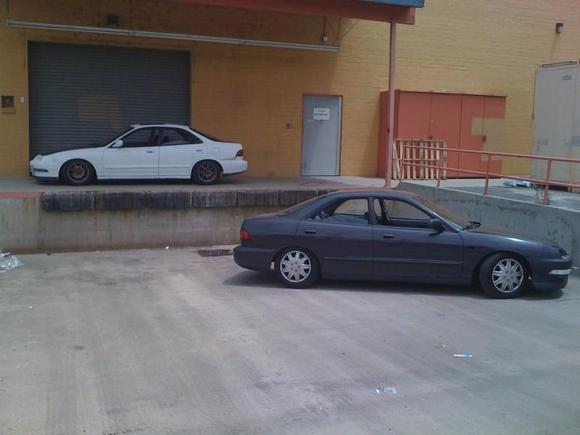 my db7 and my lil bro's