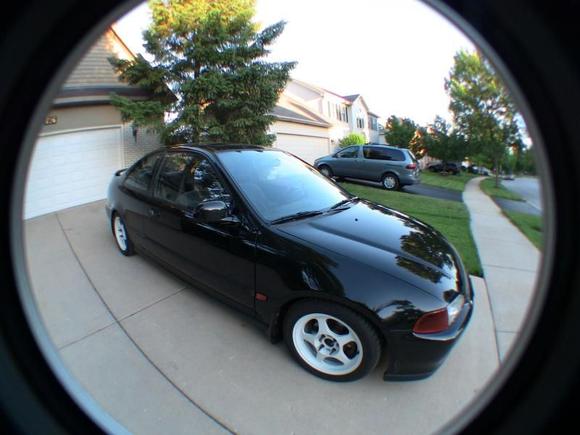 Fisheye shot