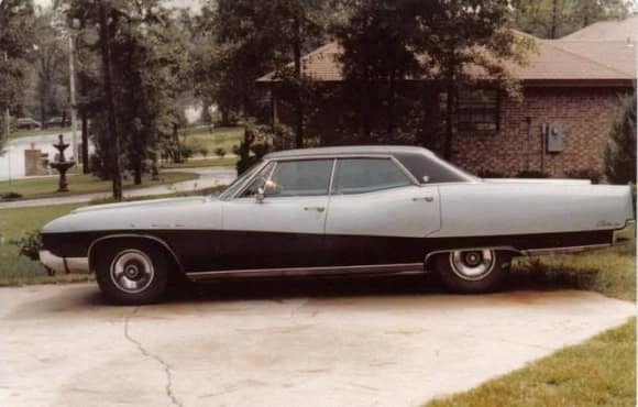 1967 Buick Electra 225 in 1981, custom paint by me and a friend.  360 HP, 475 lb of torque - it would pass ANYTHING but a gas station.