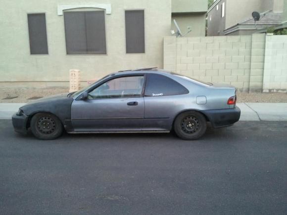 needs some work but she started off completely bare.