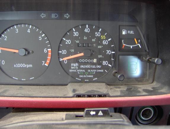 Reached 200k miles in 9-2013!