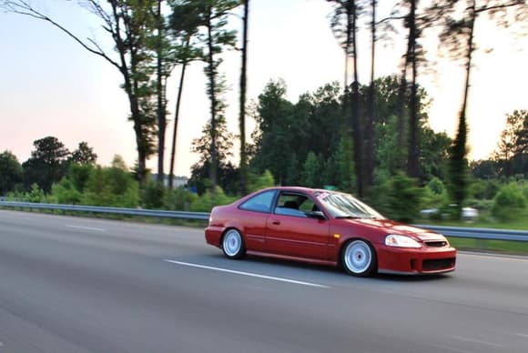 rolling home on 95 north from the East coast Honda-tech Meet x2