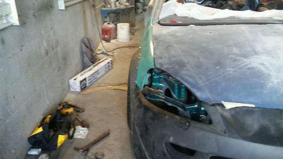 Afterwards came the fenders, which I was trully amazed by. They actually extended the bumper out to meet with the fender like PB & J.