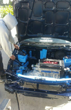 Thanks to my pops for helping me put the motor in