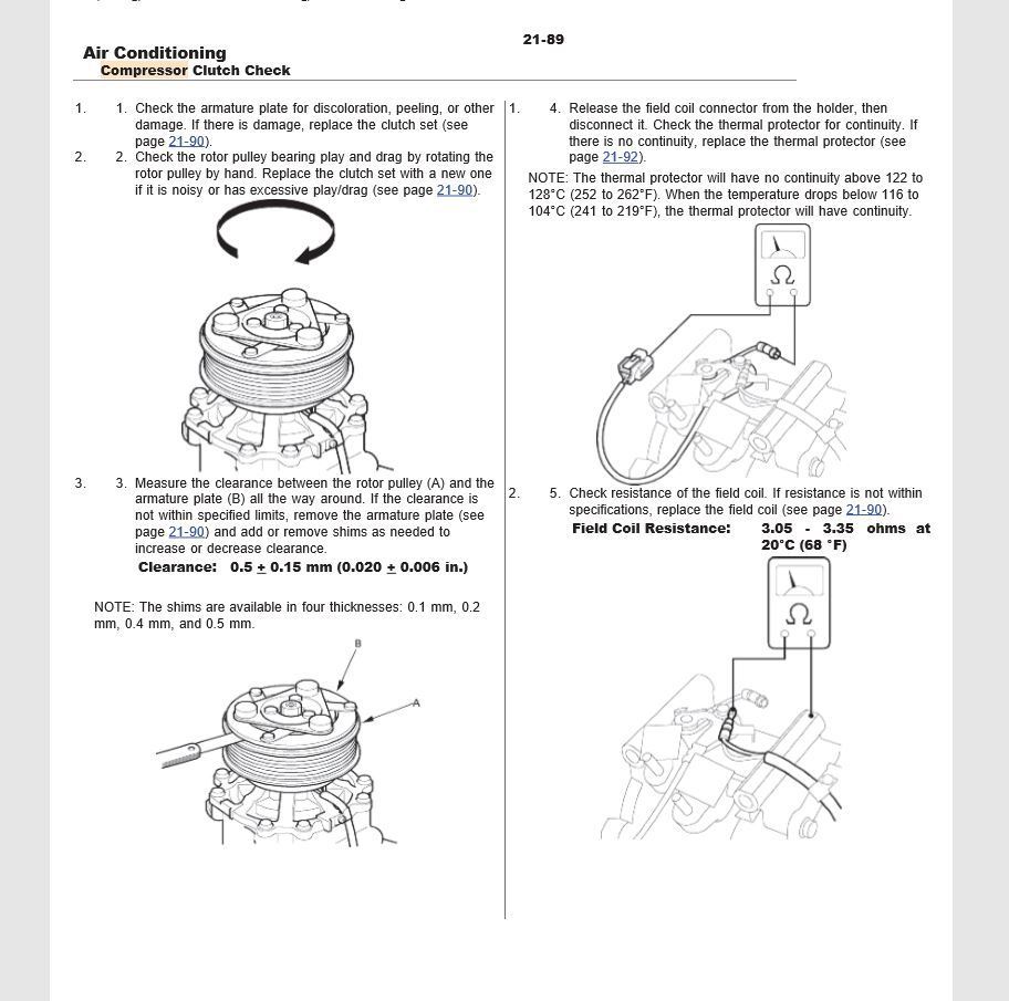AC Compressor Locked Up? HondaTech Honda Forum Discussion