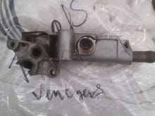 This is the top view you can see where the EGR valse mounts is where the part broke