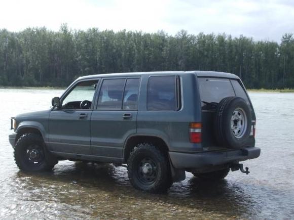 on the athabasca river