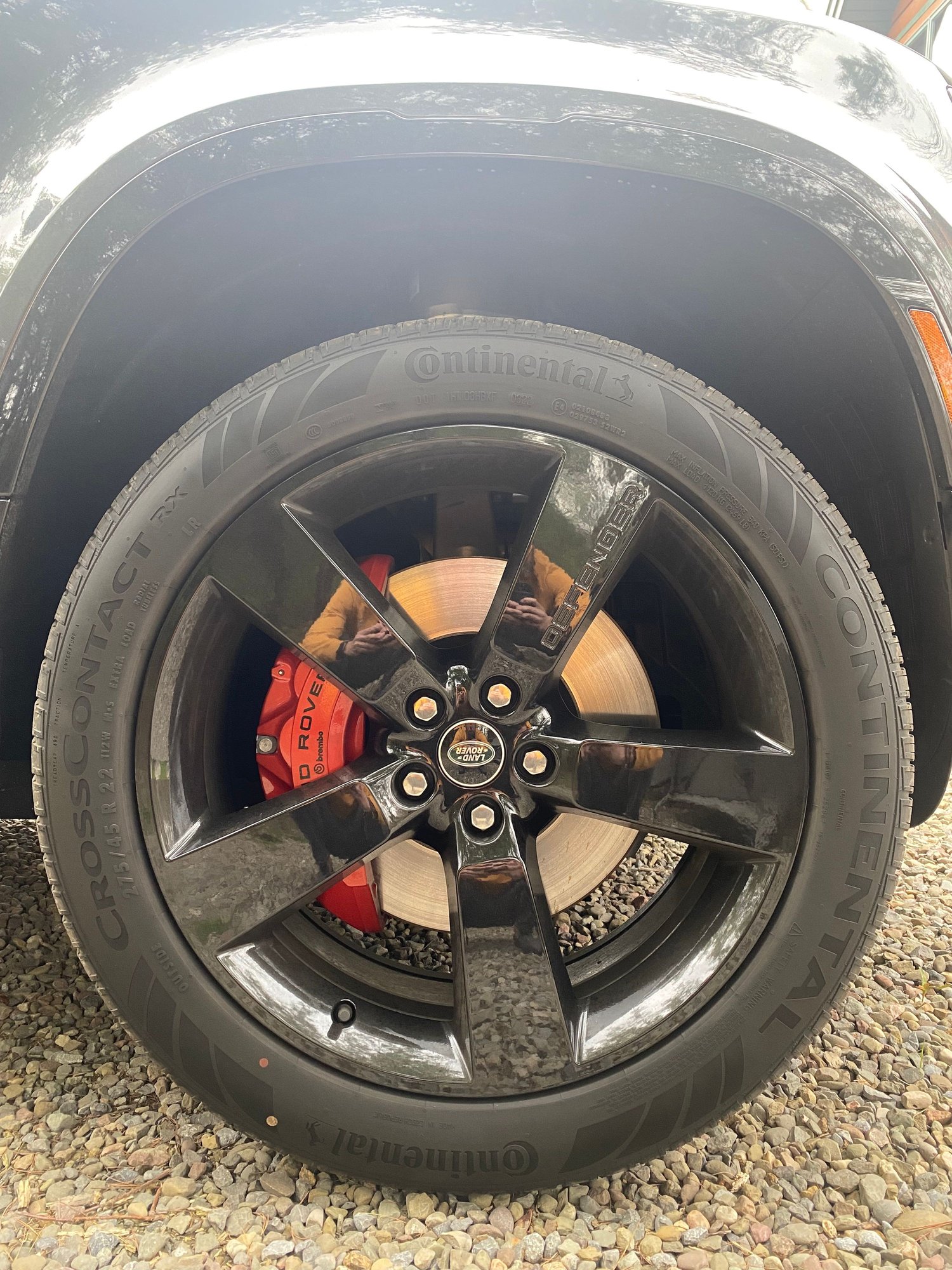 Wheels and Tires/Axles - 22" "5089"  2023 Defender Gloss Black wheels w/Continental tires 1200 miles - Used - 2020 to 2023 Land Rover Defender - Rochester, NY 14607, United States