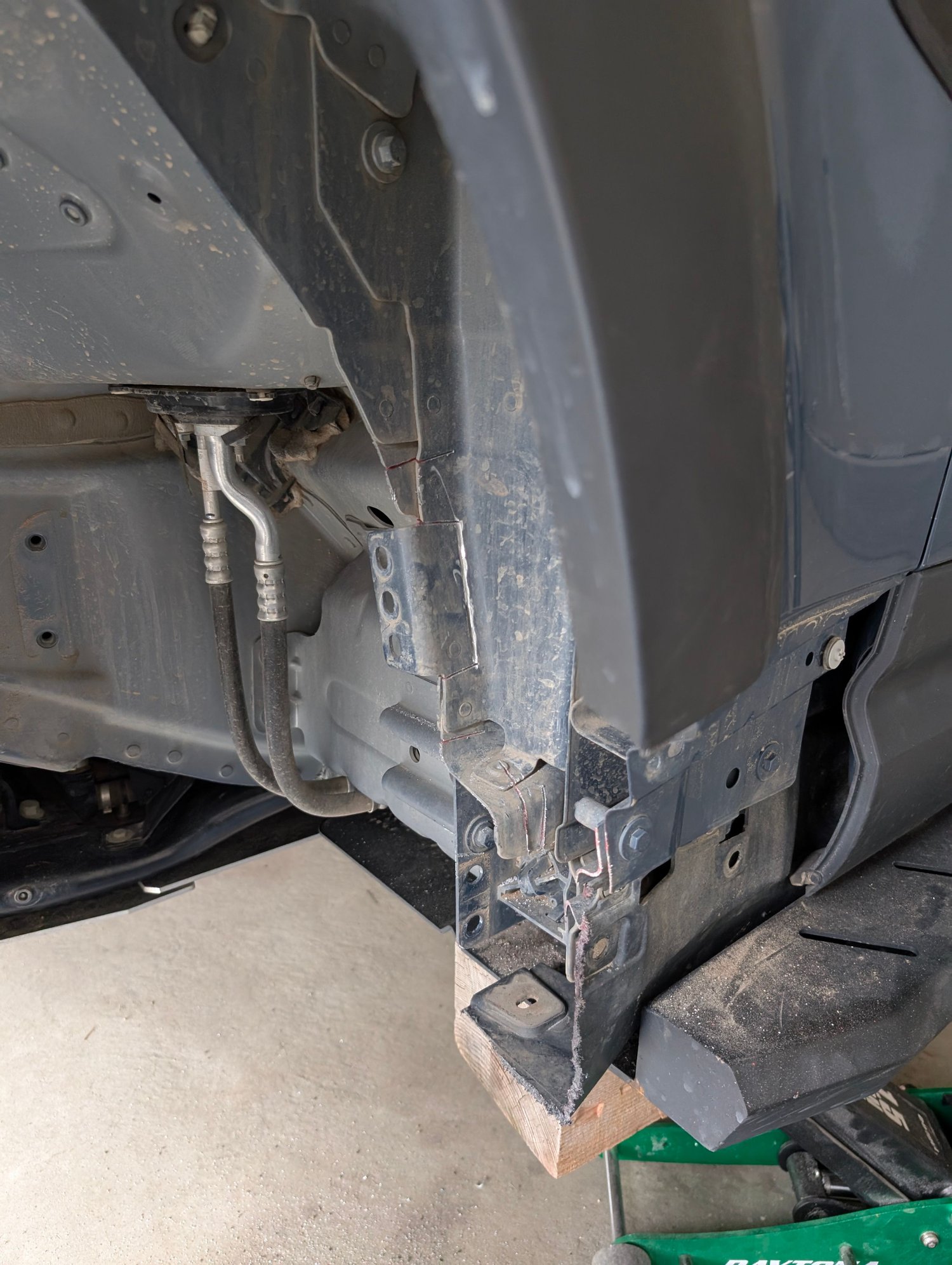 Pinch weld before removal.  Lucky8 and Saltek both have videos on how and what to trim. It is a little difficult to get a sawzall in there. I used a combo of sawzall and dremel with cutoff wheel.