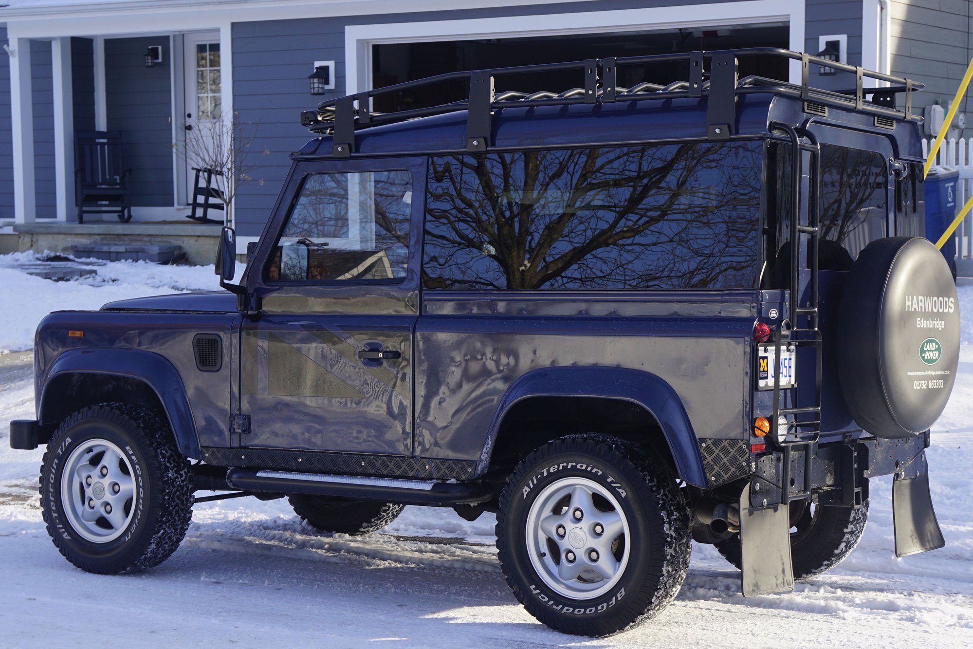 1989 Land Rover Range Rover - 1989 Right Hand Drive Defender 90 Turbo Diesel - Used - VIN SALLDVAB7FA376782 - 157,600 Miles - 4 cyl - 4WD - Manual - SUV - Blue - Ann Arbor, MI 48103, United States