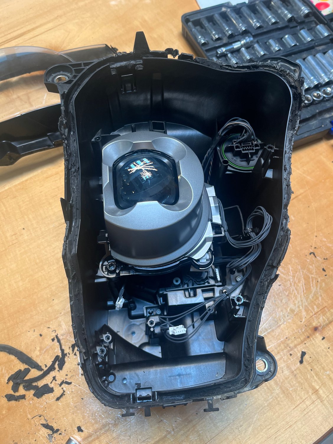Disassembling and reassembling. 