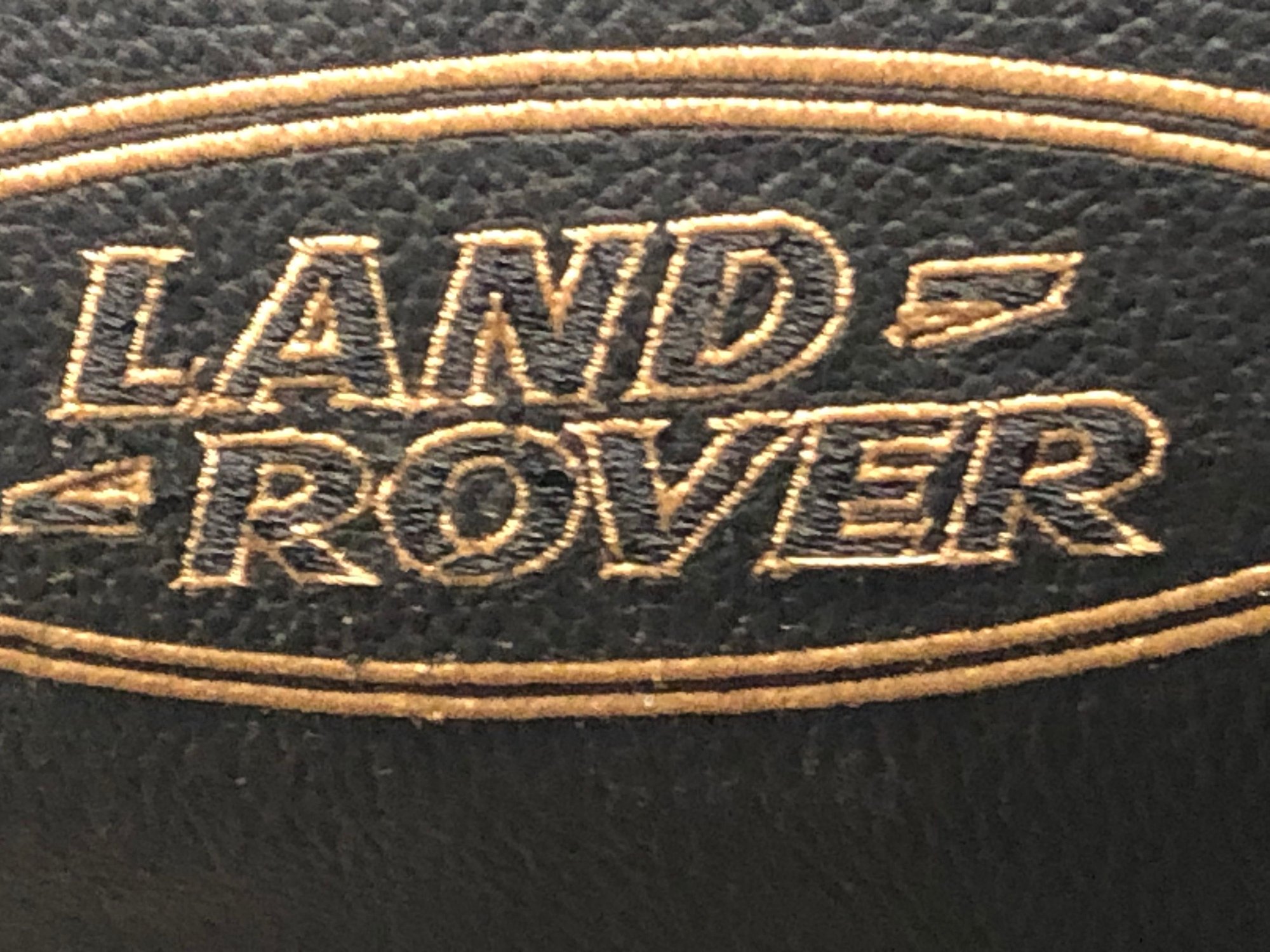 Interior/Upholstery - Land Rover Logo Embroidered front seats plus rear - Used - All Years Land Rover All Models - Ojai, CA 93023, United States
