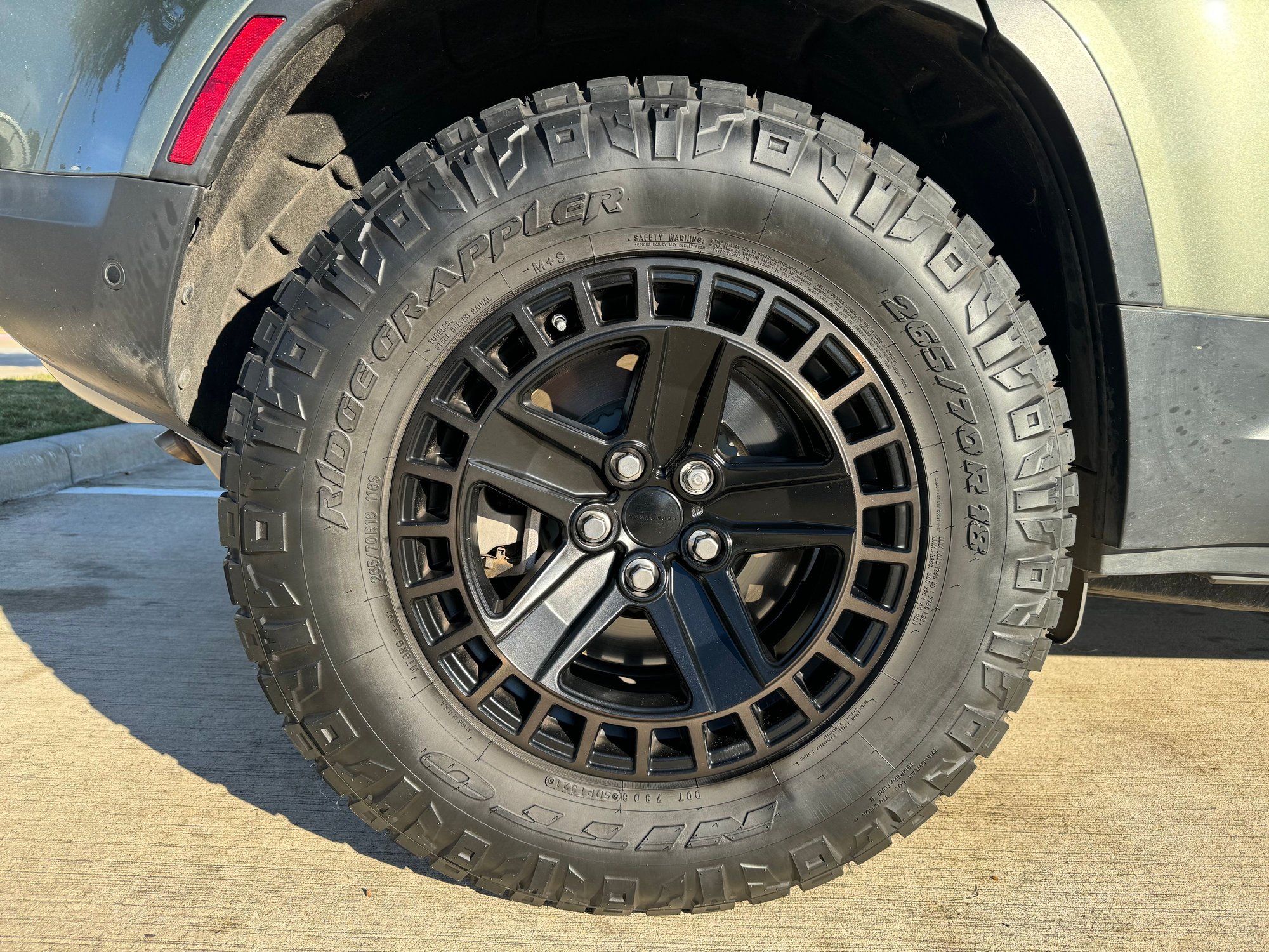 Wheels and Tires/Axles - 18 inch rim/tire nitto ridge grappler 265/70/R18 Redbourne Alston 18" - Used - 2020 to 0  All Models - Houston, TX 77025, United States