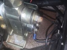 Its the solenoid with the two wires that appears to be dead