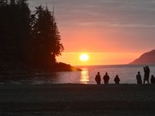 Hell of a sunset at Gooding Cove