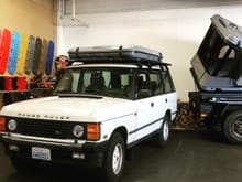Modifying the Rhino Rack d110 Pioneer platform to better fit the LWB @Adventure.Ready in Seattle. The vehicle is 7' 2" tall in current configuration.