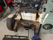 Front grill removed, it will need replacing