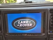 Land Rover Start Up Screen