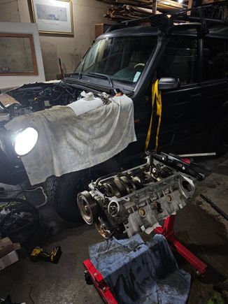 End of Day 2 cleaning. 