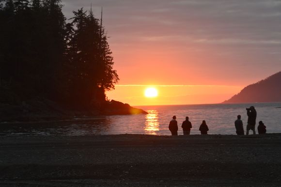 Hell of a sunset at Gooding Cove
