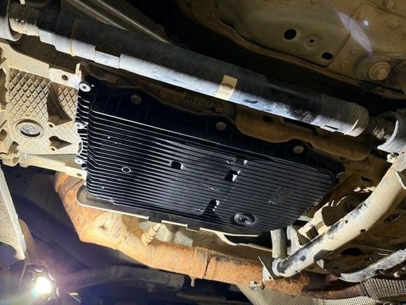 New pan installed.