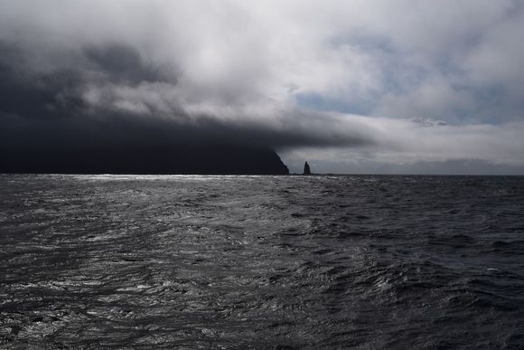 Entering the Aleutian Islands