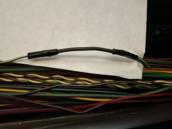 Splice seemed good. I had soldered the wires together and used heat shrink along with electrical tape at the ends.